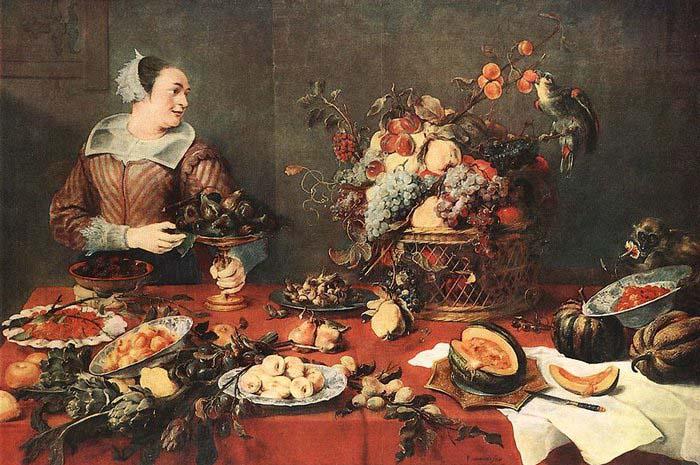 Frans Snyders The Fruit Basket oil painting image